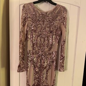 Betsy and adam evening gown size 10 worn once for a wedding